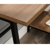 Teknik Sindoori Mango Industrial Style Bench Home Desk - 1054 x 470mm