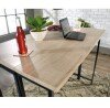 Teknik Industrial Style High Work Table with Flip Extension
