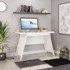 Teknik Towson White Effect Trestle Home Desk - 1200 x 550mm