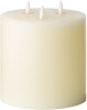 Luxe Collection Natural Glow 6 x 6 Led Ivory Candle