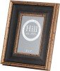 Black And Antique Gold Beaded 5x7 Photo Frame
