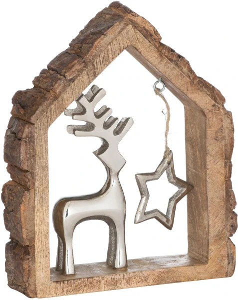 Root Star And Stag House Ornament