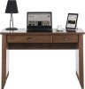 Teknik Oiled Oak Laptop Home Desk - 1200 x 500mm