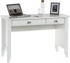 Teknik Soft White Laptop Home Desk - 1200 x 500mm