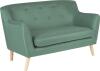 Teknik Skandi 2 Seater Sofa - Ocean Green