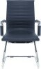 Nautilus Aura Medium Leather Bonded Executive Cantilever Chair - Grey