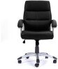 Nautilus Greenwich Leather Effect Executive Chair - Black