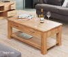 Mobel Oak Four Drawer Coffee Table