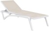Zap Pacific Sun Lounger - White / Taupe
