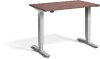 Lavoro Mini Height Adjustable Desk - 1000 x 600mm - Ferro Bronze