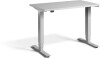 Lavoro Mini Height Adjustable Desk - 1000 x 600mm - Grey