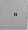 TC Talos Metal Cupboard with 2 Shelves - 1000mm High - Grey