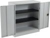 TC Talos Metal Cupboard with 2 Shelves - 1000mm High - White