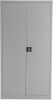 TC Talos Metal Cupboard with 4 Shelves - 1790mm High - Grey