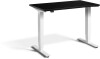Lavoro Mini Height Adjustable Desk - 1000 x 600mm - Black