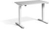 Lavoro Mini Height Adjustable Desk - 1000 x 600mm - Grey