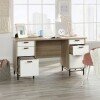 Teknik Avon Leather Handled Home Desk - 1430 x 562mm
