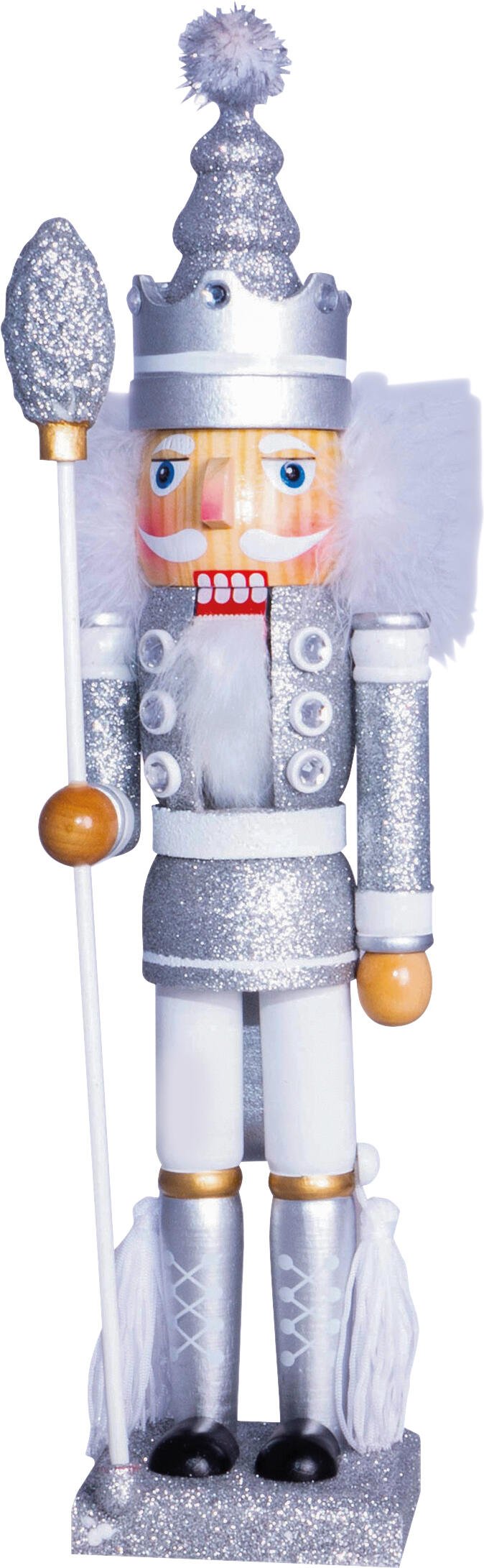 St Helens Home And Garden Nutcracker With Staff Christmas Decoration ...