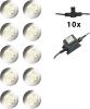 Luxform Lighting 10 Set Calypso Deck Light In Stainless Steel