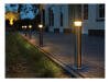 Luxform Lighting Canberra Tall Post Light In Stainless Steel