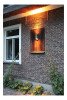 Luxform Lighting Eden 230v Wall Light In Stainless Steel With Pir Sensor