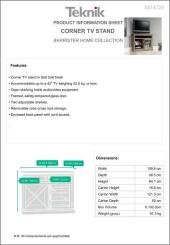 5414729 Barrister Home Corner TV Stand