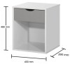 Alton Nightstand With 1 Drawer - Grey