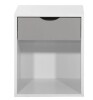 Alton Nightstand With 1 Drawer - Grey