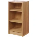 Essentials Small Narrow Bookcase - Oak
