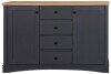 Carden Sideboard With 2 Doors & 3 Drawers - Dark Grey