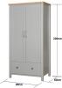 Eaton 2 Door Wardrobe