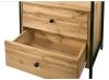 Zahra Open Wardrobe With 2 Drawers - Wotan Oak