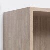 Essentials Low Wide Bookcase - Light Oak