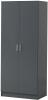 Rio Costa 2 Door Wardrobe - Grey