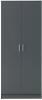 Rio Costa 2 Door Wardrobe - Grey