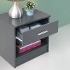 Rio Costa Nightstand With 1 Drawer - Grey