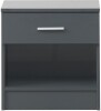 Rio Costa Nightstand With 1 Drawer - Grey