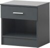 Rio Costa Nightstand With 1 Drawer - Grey