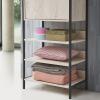 Zahra Storage Cabinet With 1 Door & 3 Shelves - Ash Oak