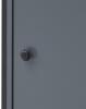 Zahra Storage Cabinet With 1 Door & 3 Shelves - Dark Grey