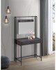Zahra Dressing Table With Mirror - Black