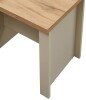 Lisbon Dining Table 120 Cm With 2 Benches 2 Stools